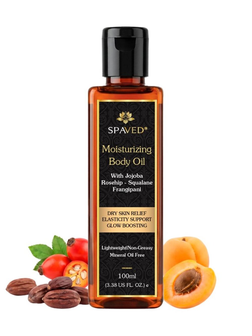 New Body Glow Oil for Dry Skin 3.38 oz - Jojoba, Rosehip, Squalane & Vitamin E ✨